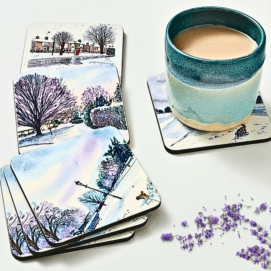Art Placemat: Mallison Hill Snow View