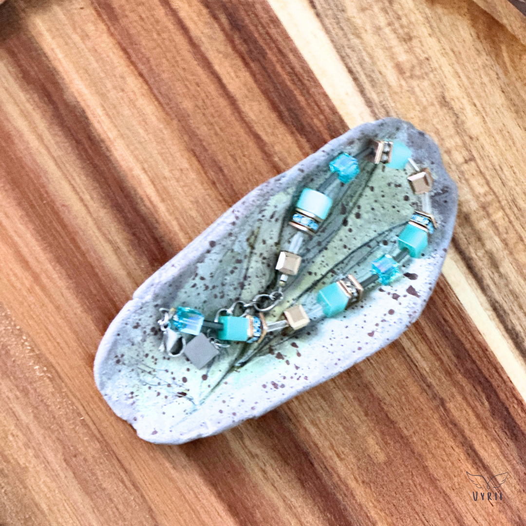 Pressed Olive Leaf Dish