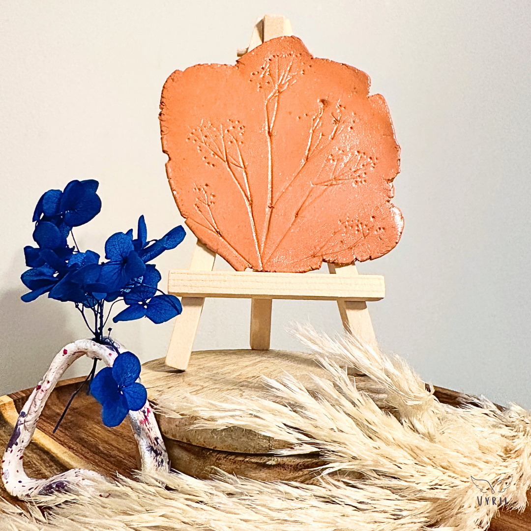 Leaf Impressions: Terracotta