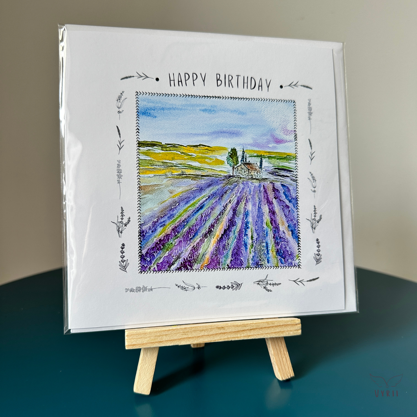 Lavender Greeting Card: HB