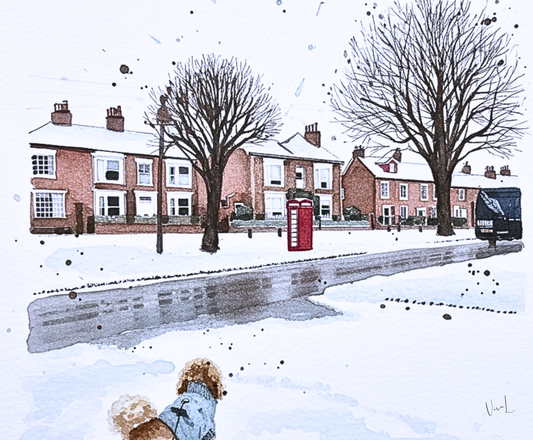 Art Placemat: Uppleby Snow Walk