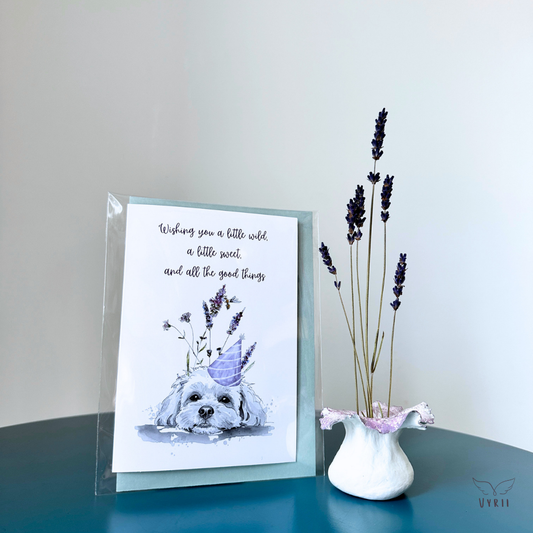 Lavender Greeting Card