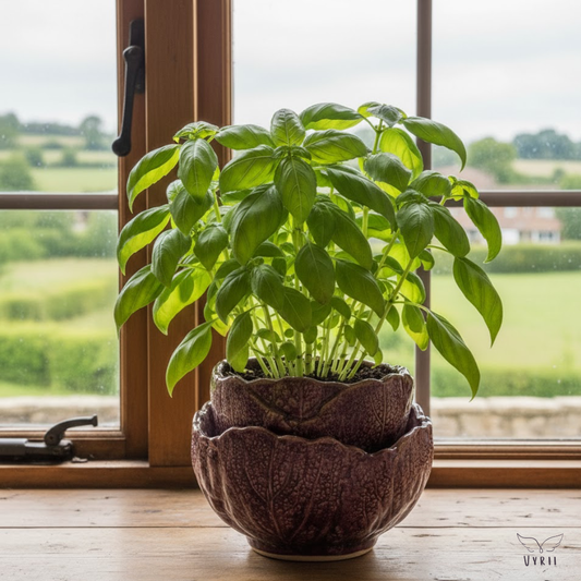 Cabbage Plant Pot: Red