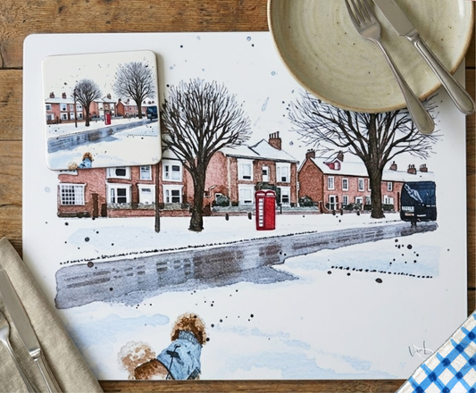 Art Placemat: Uppleby Snow Walk
