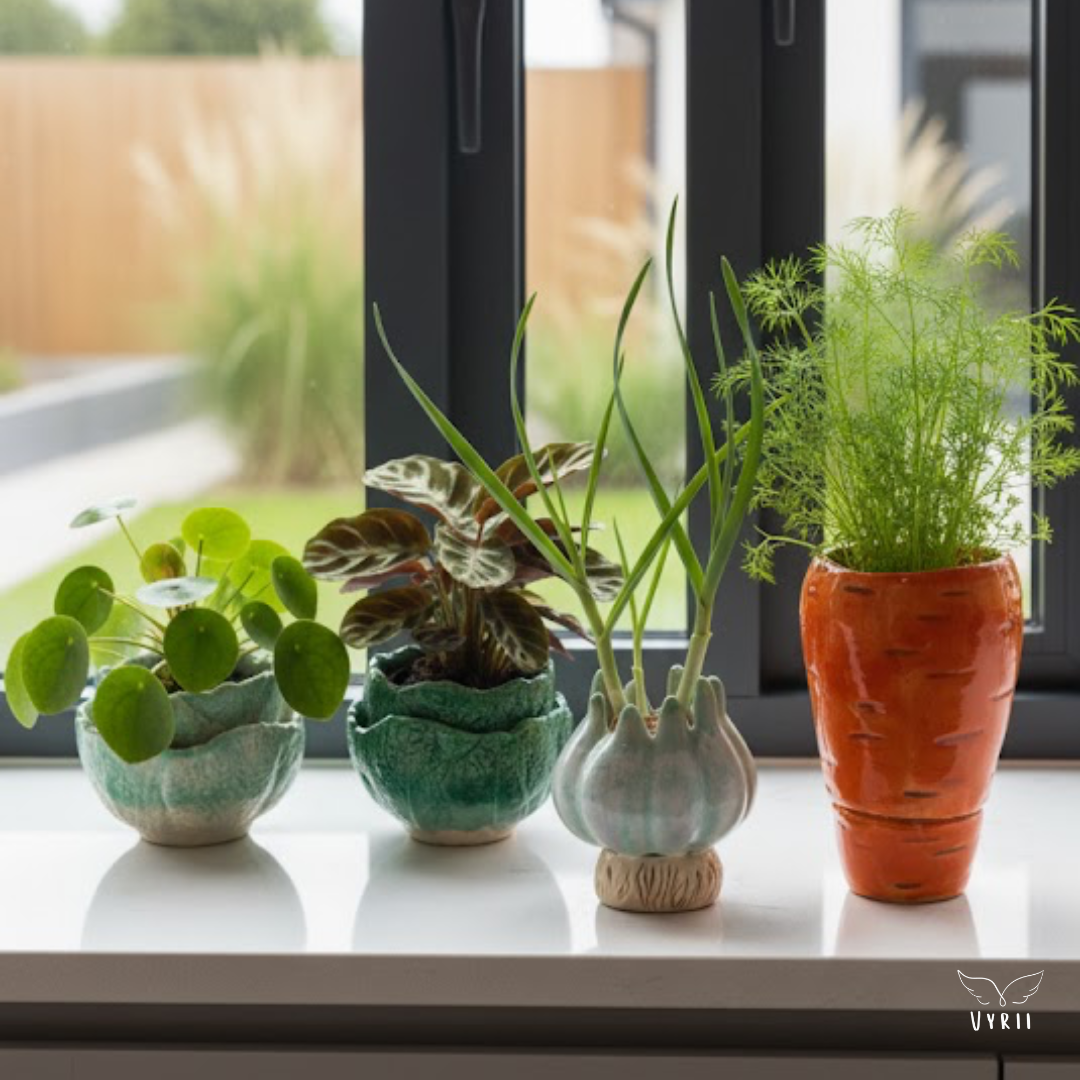 Cabbage Plant Pot: Red