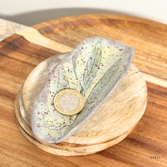 Pressed Olive Leaf Dish
