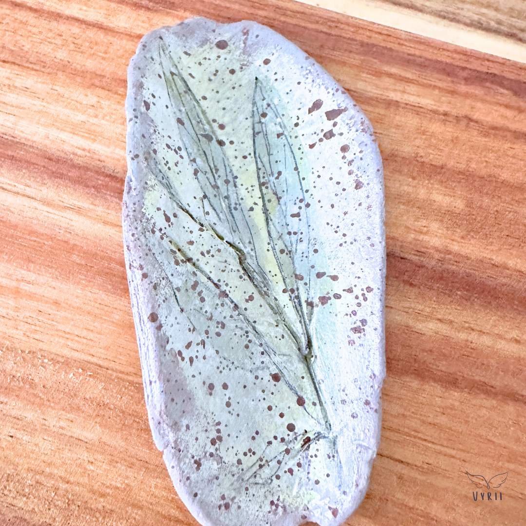 Pressed Olive Leaf Dish