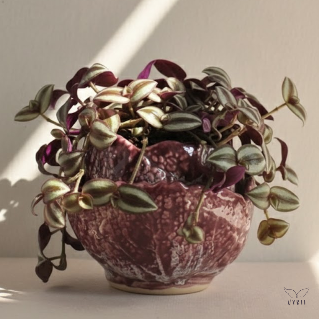 Cabbage Plant Pot: Red