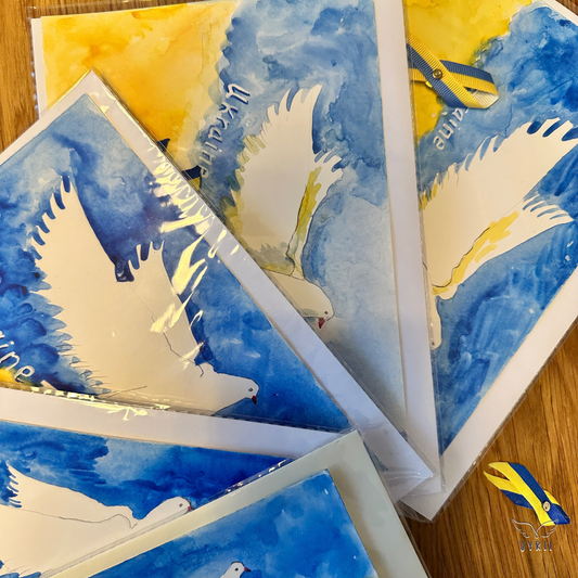 Watercolour Card: Wings of Freedom