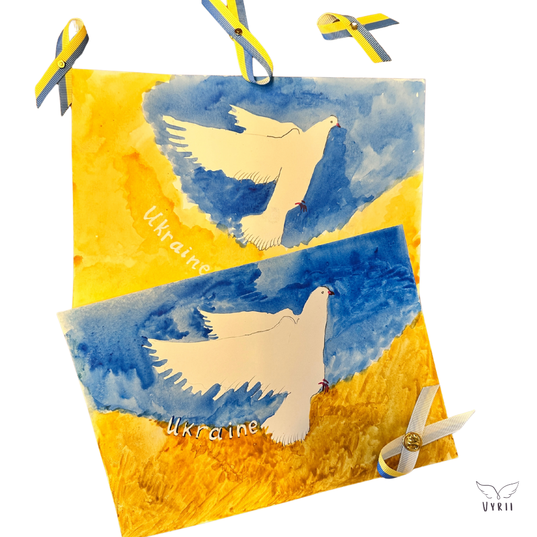 Watercolour Card: Wings of Freedom