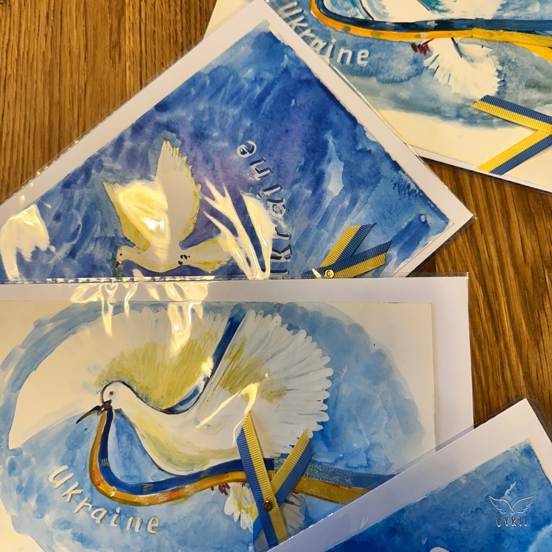 Watercolour Card: Wings of Freedom
