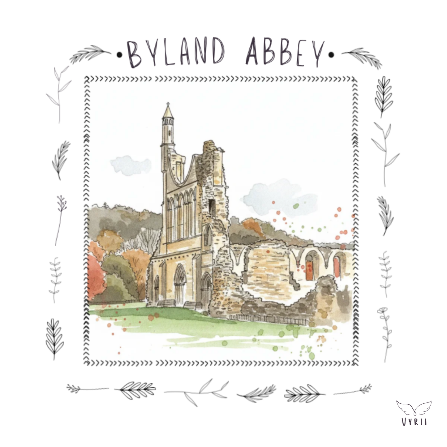 Autumn at Byland Abbey