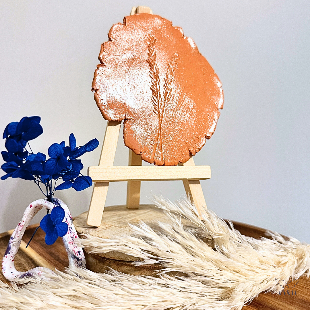 Leaf Impressions: Terracotta