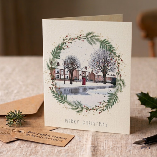 Christmas Wreath Card