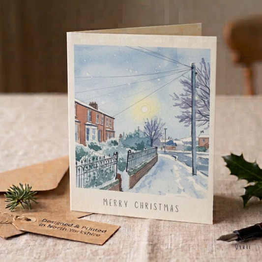 Winter Sun Christmas Card