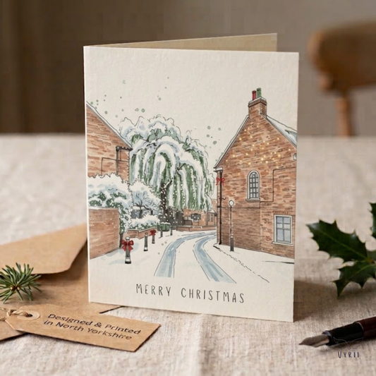 Winter Willow Christmas Card