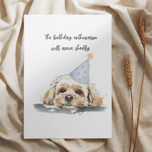 The Birthday Enthusiasm Will Arrive Shortly