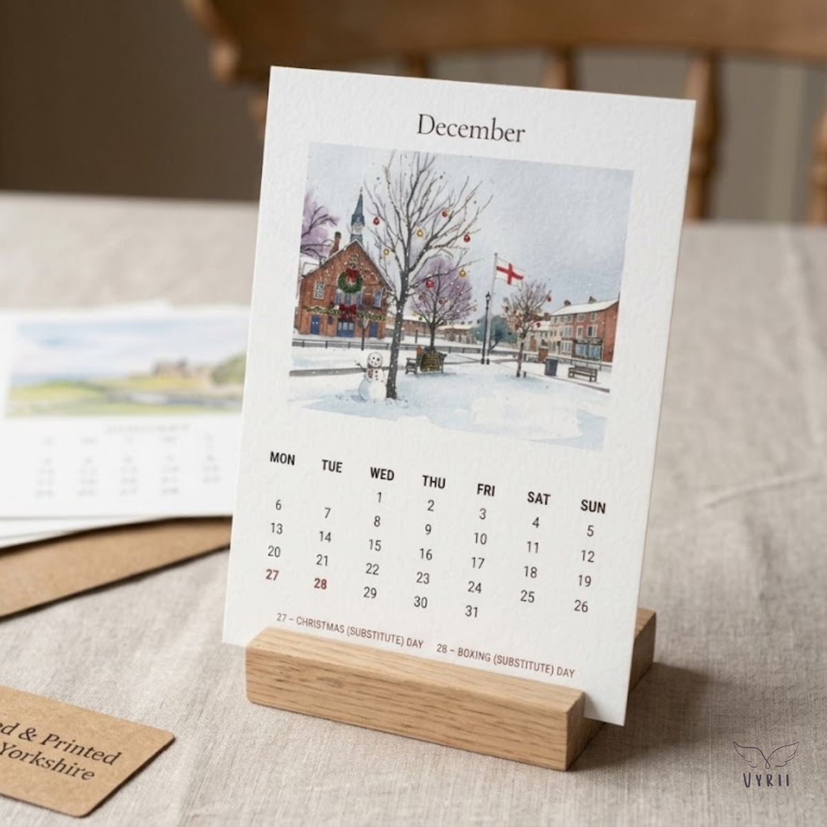 Easingwold 2027 Desk Calendar