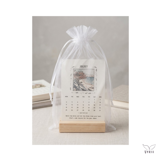 Tide & Calm: 2027 Desk Calendar with Robin Hood's Bay Views