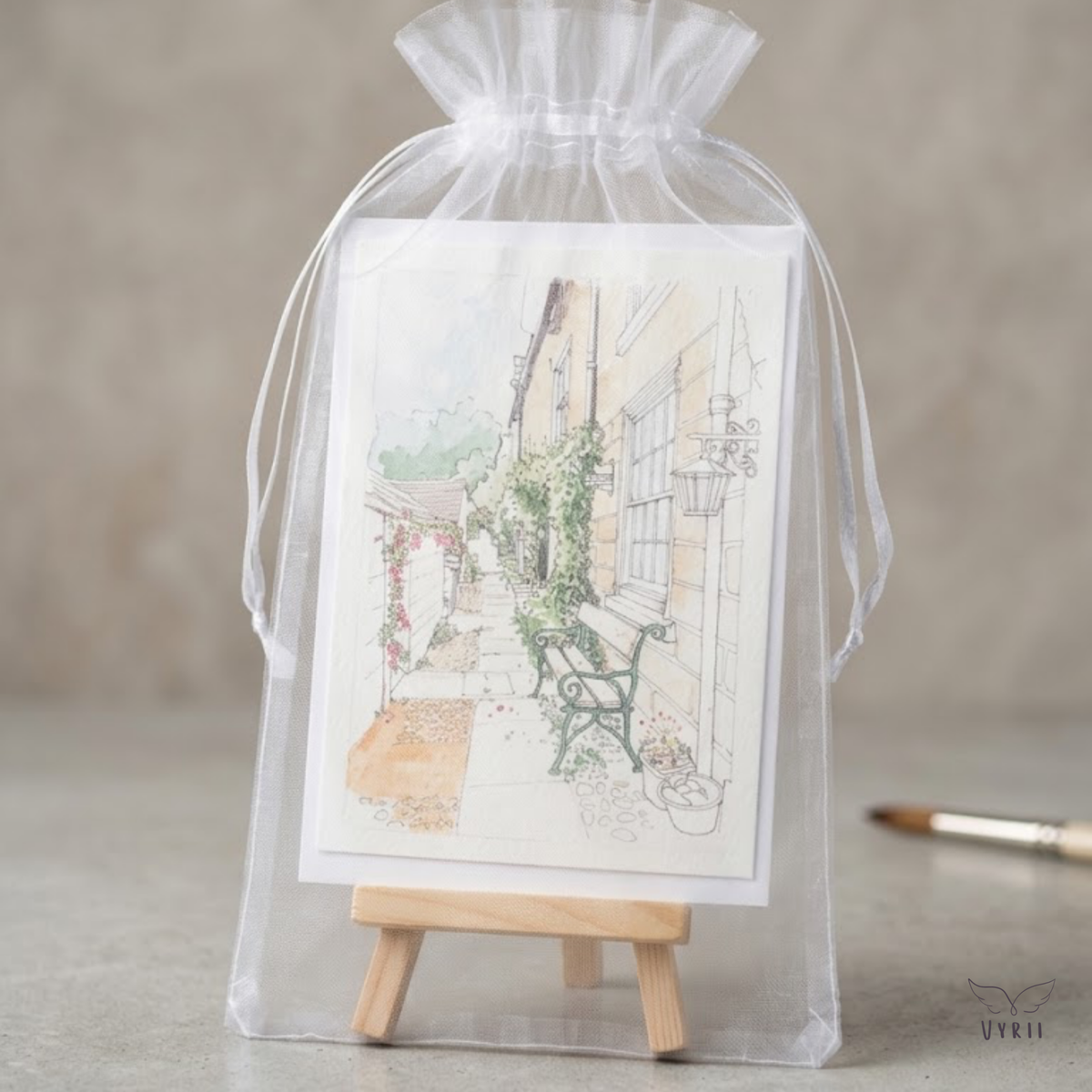 Colour Your Own Robin Hood's Bay Card