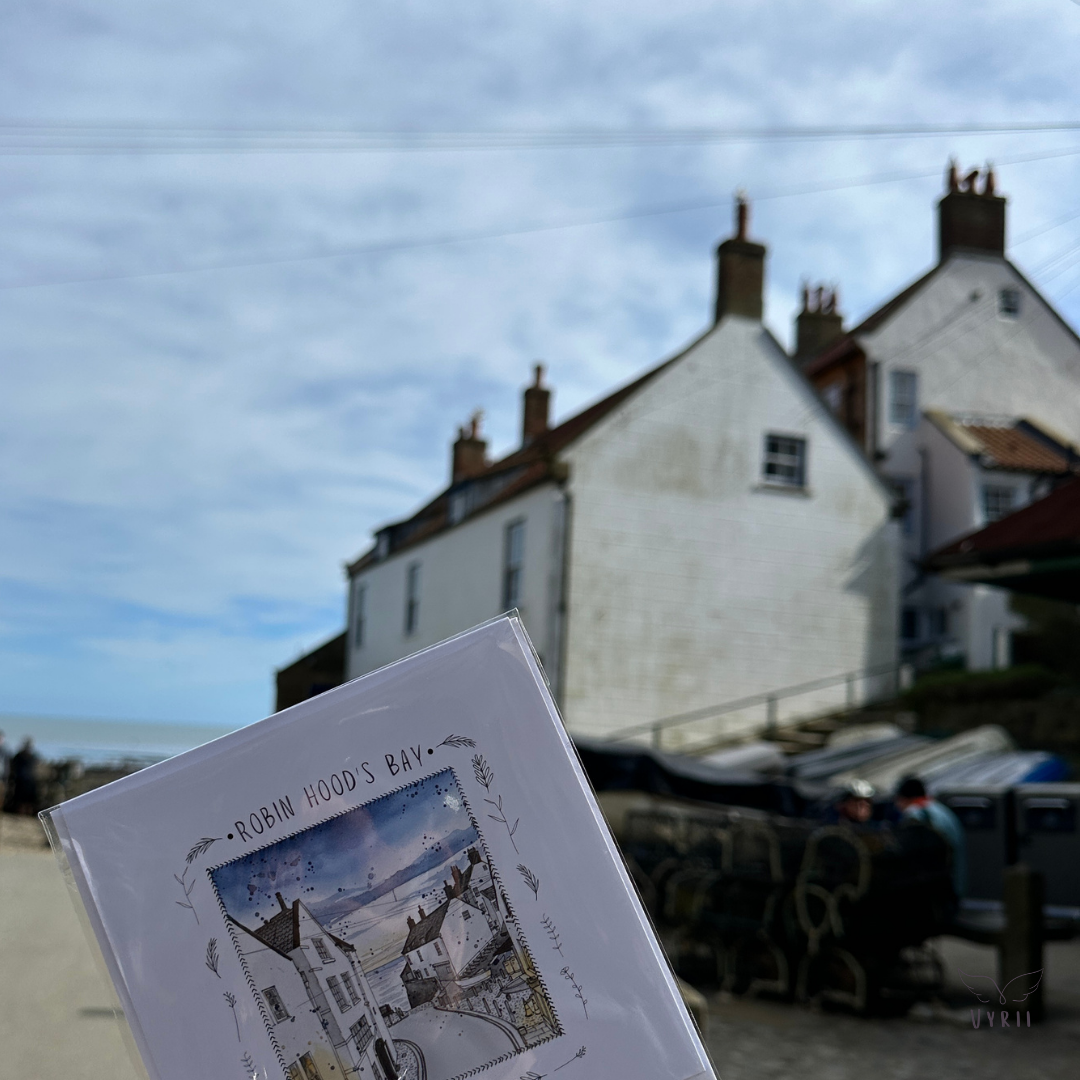 Towards the Sea: Pen and Wash