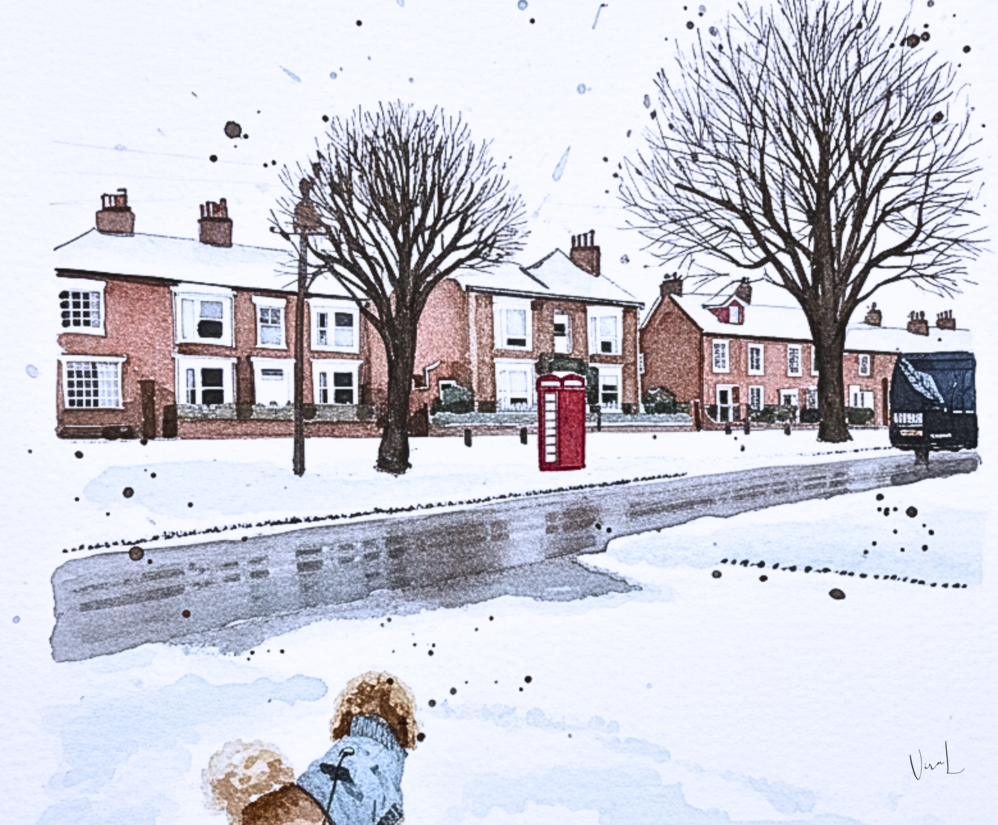 Art Placemat: Uppleby Snow Walk