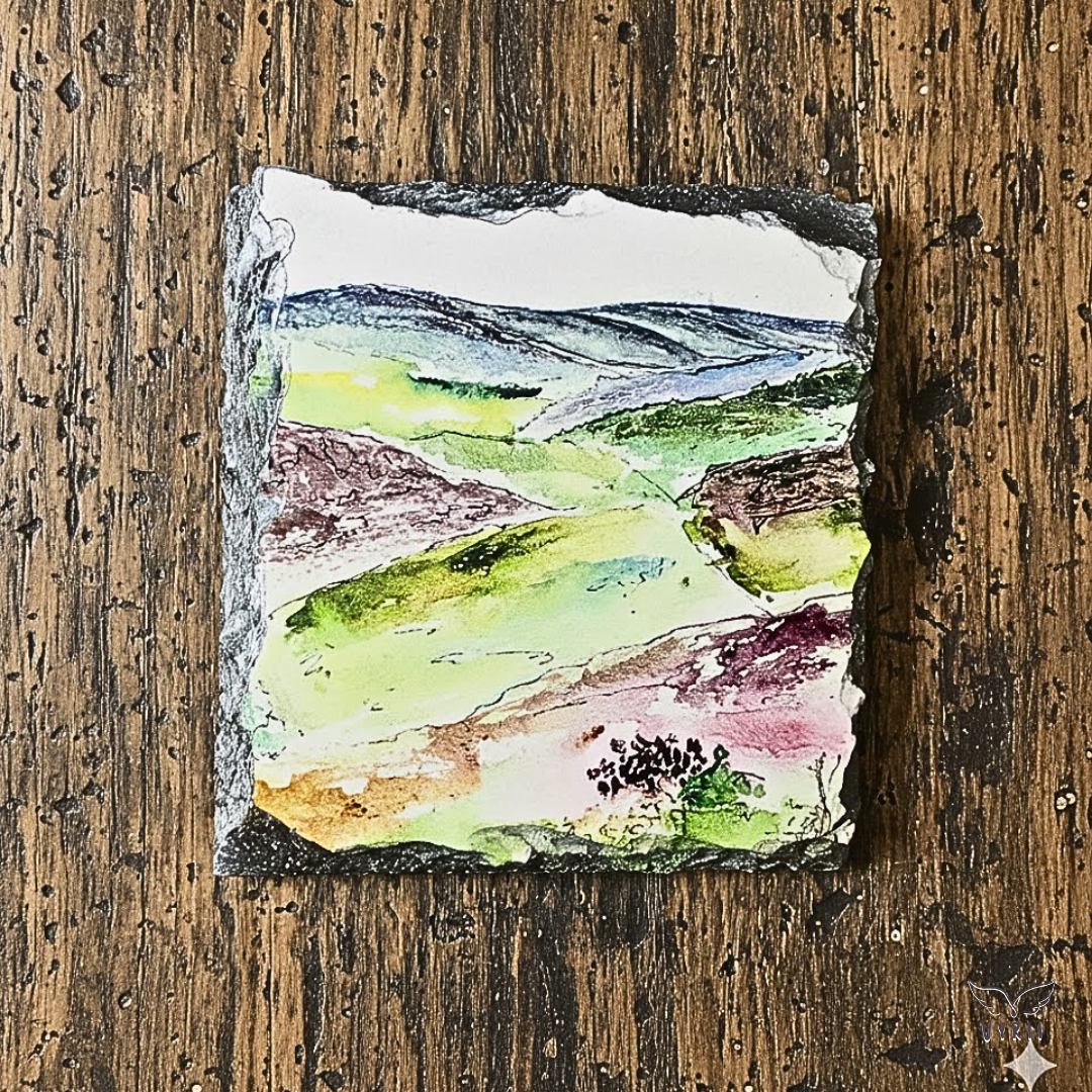 Slate Coaster: Coniston Water View