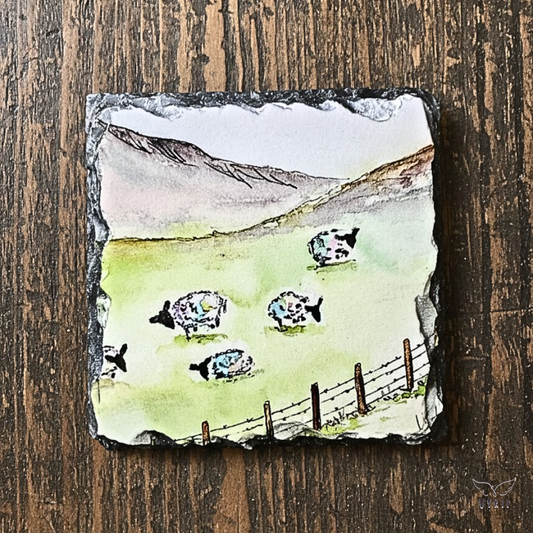 Slate Coaster: The Fleece Squad