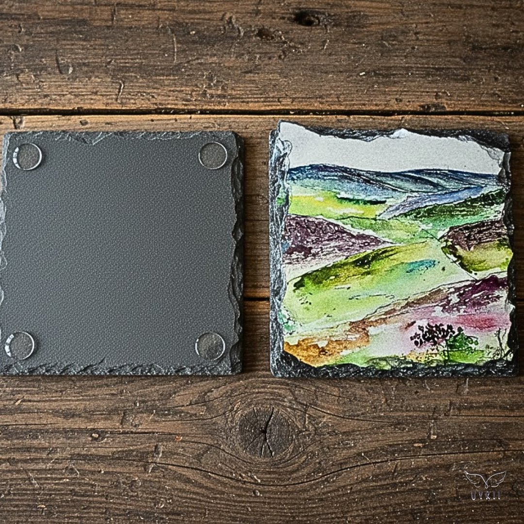 Slate Coaster: Coniston Water View