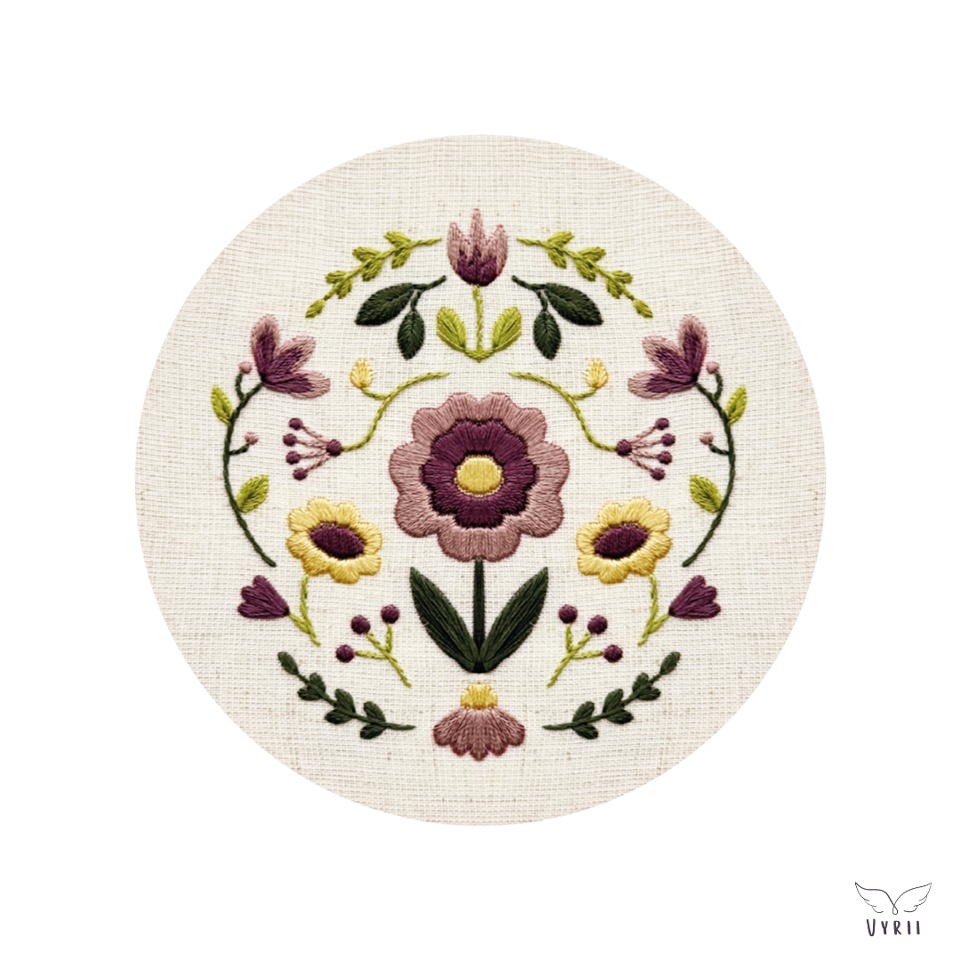 Embroidery Kit “Flower Symmetry”