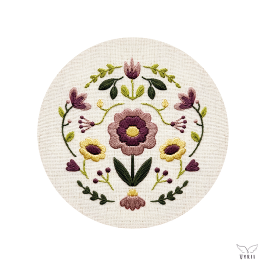 Embroidery Kit “Flower Symmetry”