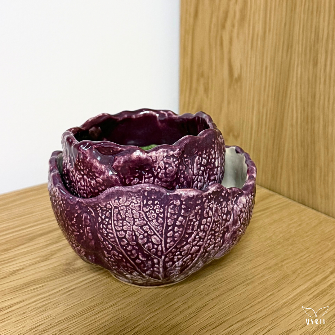 Cabbage Plant Pot: Red