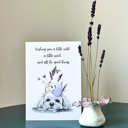 Lavender Greeting Card